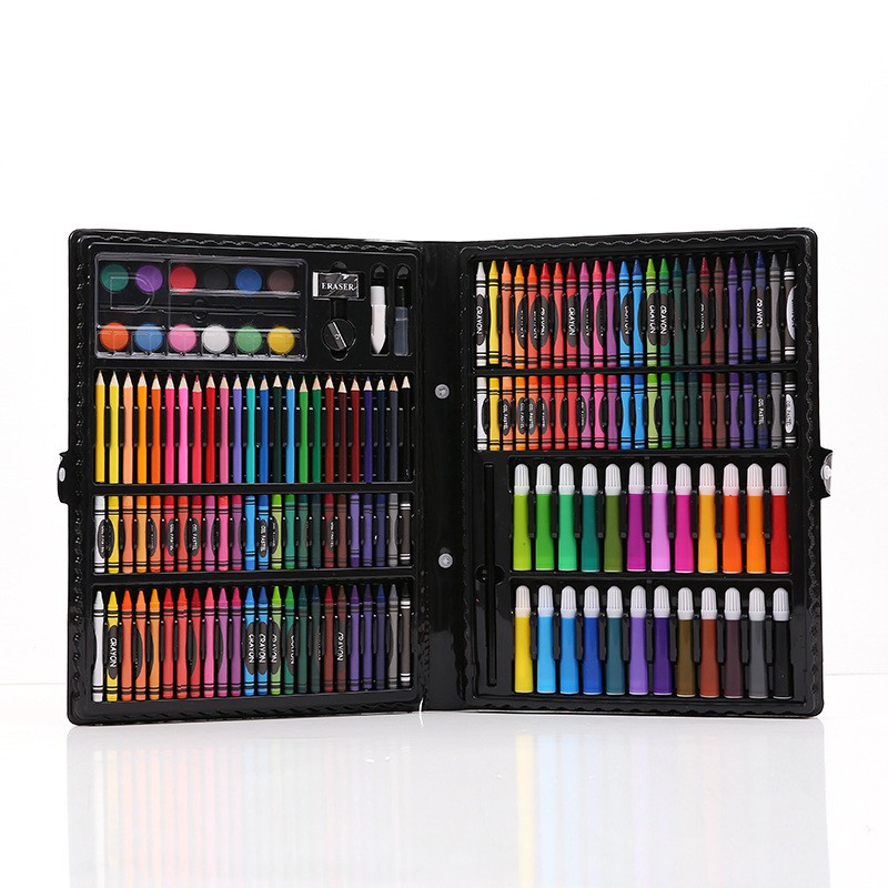 [Mẫu mới] Bộ bút màu 14 trong 1 (150 món) cho bé, đa dạng màu sắc tiện lợi