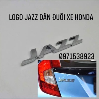 Logo chữ jazz cao cấp giá rẻ dán honda jazz