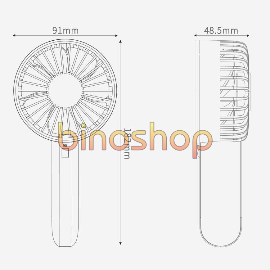 Quạt cầm tay 3 cấp độ Xiaomi VH - Quạt cầm tay mini Xiaomi VH