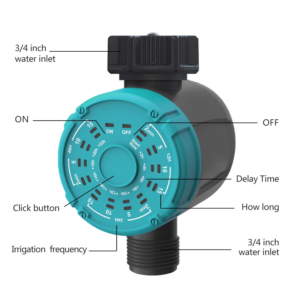Phun sương Làm mát vườn Tưới nước Hẹn giờ tưới nước điện tử tự động Hẹn giờ tưới vườn tại nhà Hệ thống điều khiển hẹn giờ tưới trong thời gian ngắn