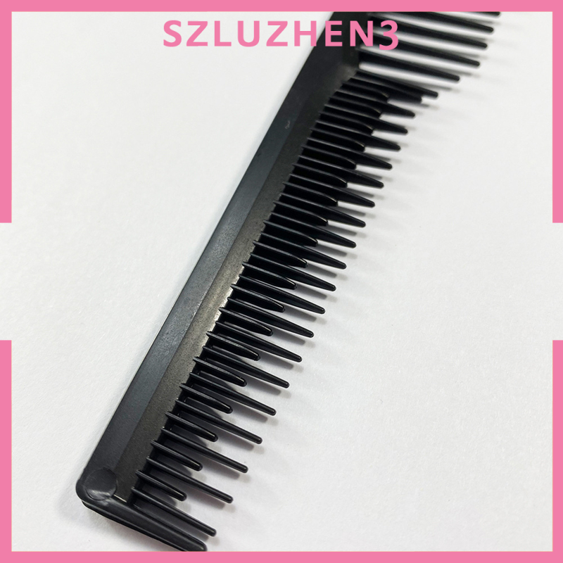 [SmartHome ] Heat Resistant Carbon Fibre Barber Comb Salon Cutting Comb Tools Black