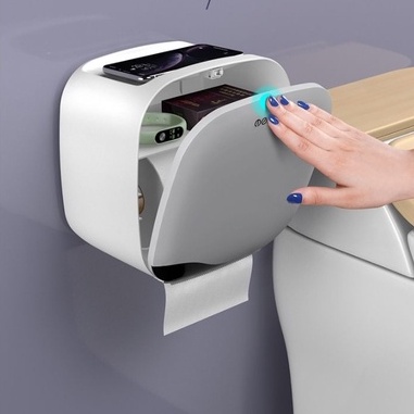 Hộp đựng giấy vệ sinh Oenon dán tường Chất liệu nhựa ABS cao cấp bền bỉ, chống nước 2 ngăn tiện lợi