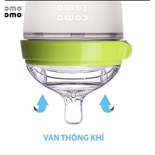 [Chính hãng] Bình sữa Comotomo 150ml/250ml núm Silicone siêu mềm