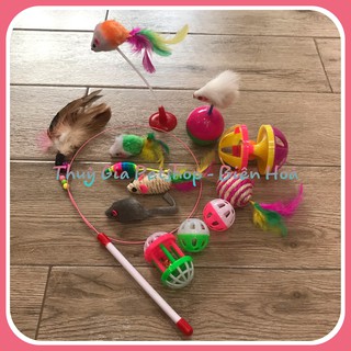 COMBO ĐỒ CHƠI CHO MÈO 12 MÓN