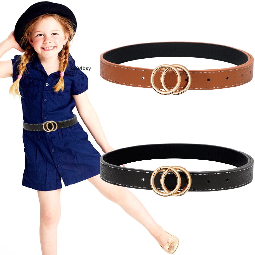 Set 2 Thắt Lưng Giả Da Phối Quần Jean Thời Trang Cho Bé Gái xo94bsy