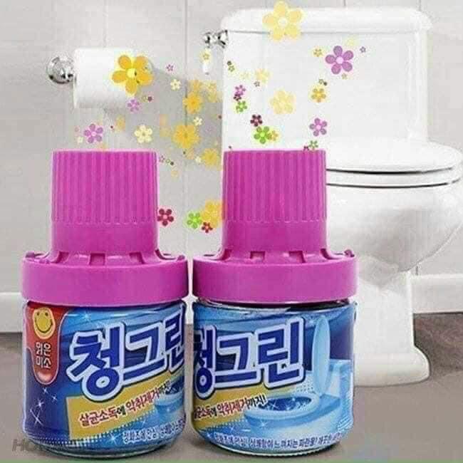 Cốc thả bồn cầu khử mùi toilet hàn quốc chính hãng chai thả bồn cầu