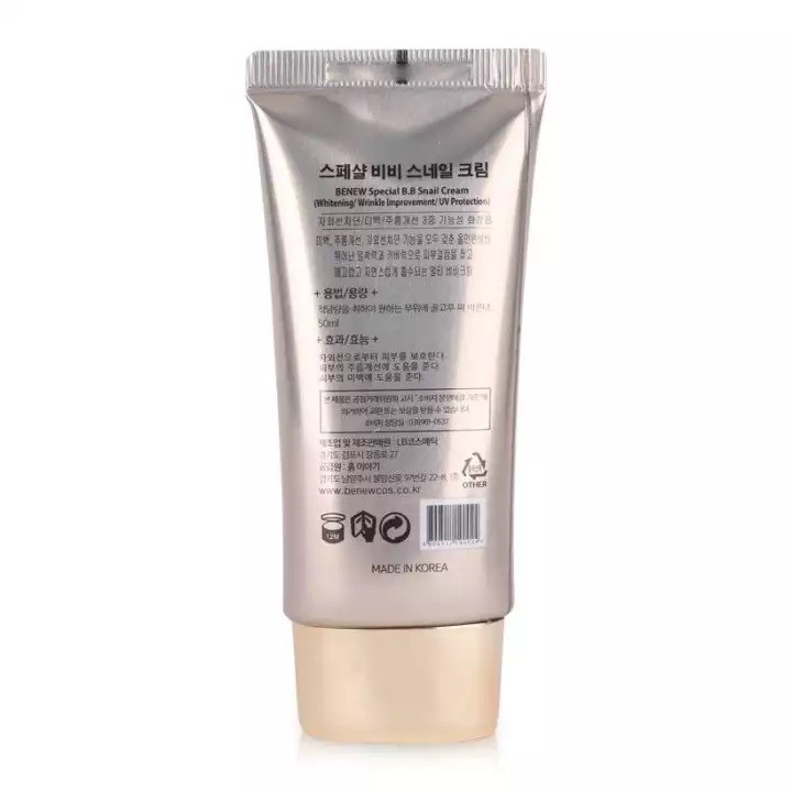 Kem nền siêu mịn tông tự nhiên BB CREAM BENEW 50ml | BigBuy360 - bigbuy360.vn