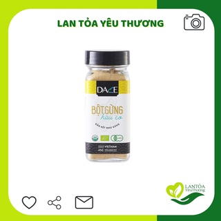 Bột gừng hữu cơ nguyên chất DACE 45g