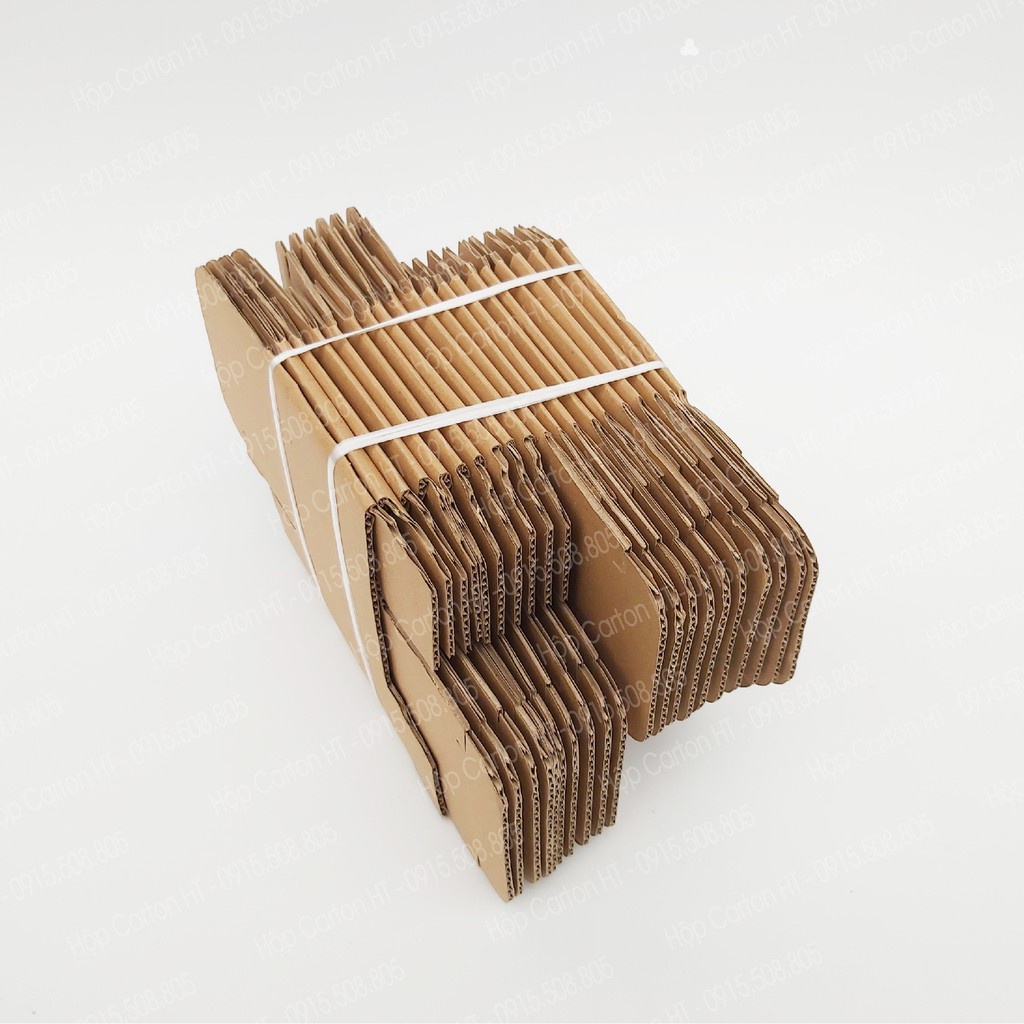 Combo 100 hộp carton nắp gài đóng hàng trang sức, phụ kiện, mỹ phẩm 8.5x5x8.5 giá gốc tận xưởng - Hộp Carton HT