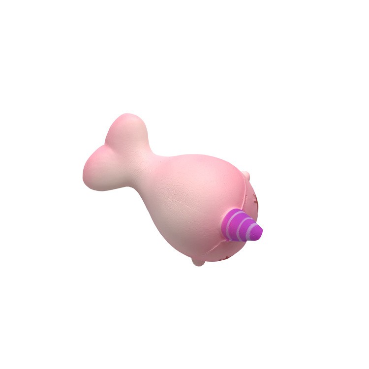 Squishy cá voi đổi màu 10cm mềm, chậm tăng, tặng kèm bao bì S055