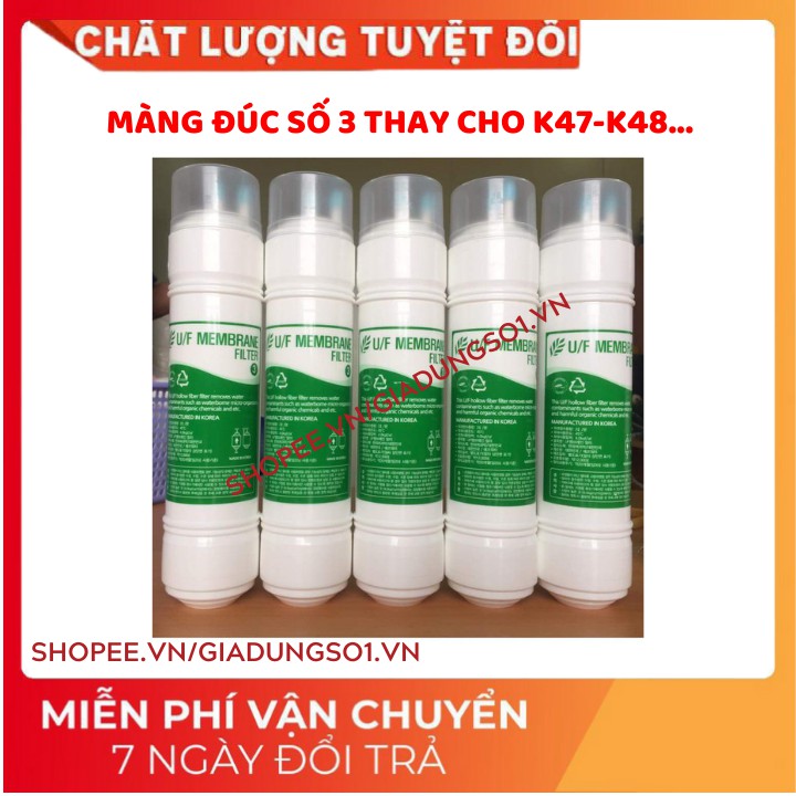 [Uy Tín Số 1] combo 5 lõi lọc nước đúc dùng cho máy lọc nước nóng lạnh Kangaroo, karofi, Korihome, sunhouse..