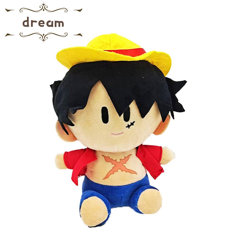 【DREAMLIFE】One Piece Kawaii Plush Keychain Toy Tony Chopper Soft Stuffed Plush Dolls Handbag Toys Gift