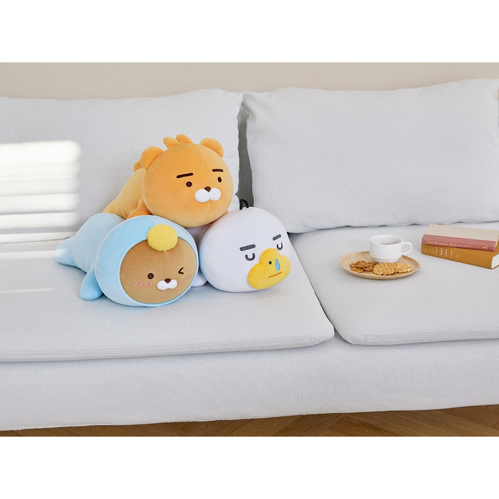 Gối Ôm Little Tube Kakao Friends - Màu Trắng