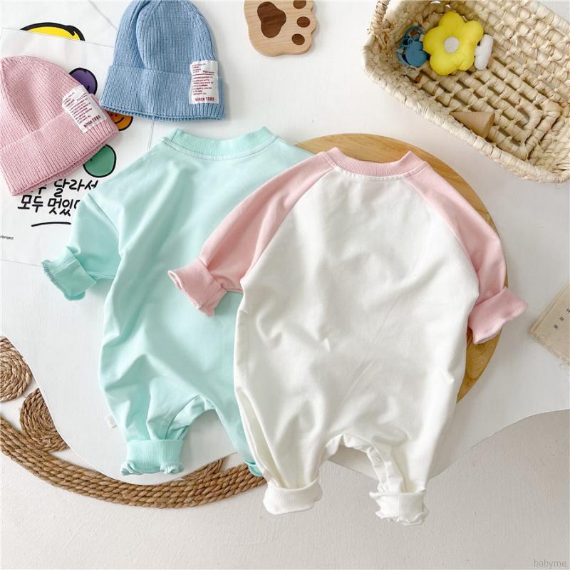 Jumpsuit Cotton Dài Tay, Họa Tiết Dễ Thương Cho Bé