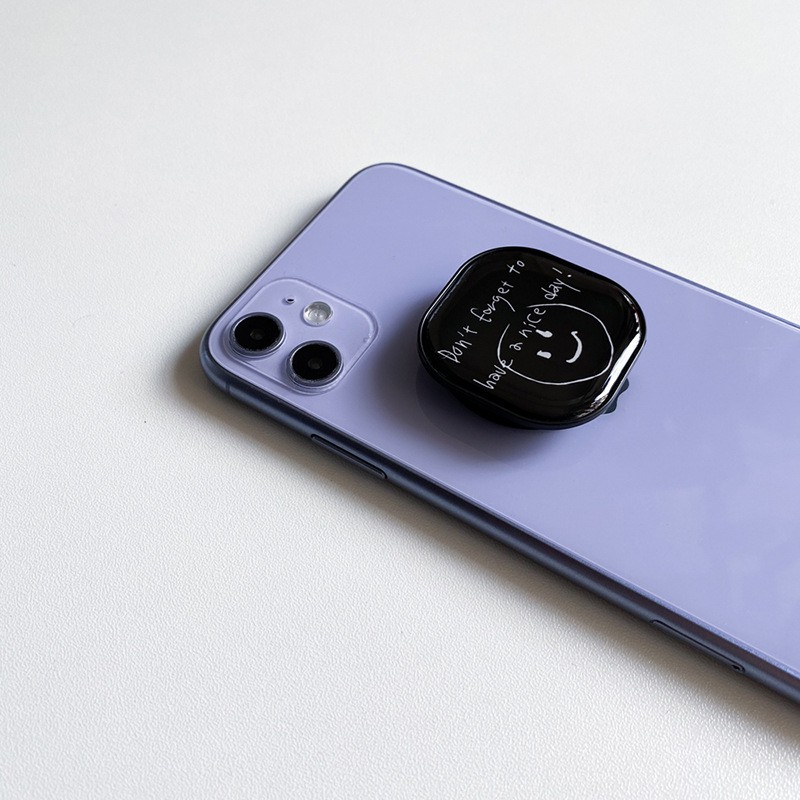 Chống điện thoại Popsocket in bóng khổ vuông iring pop up họa tiết đáng yêu