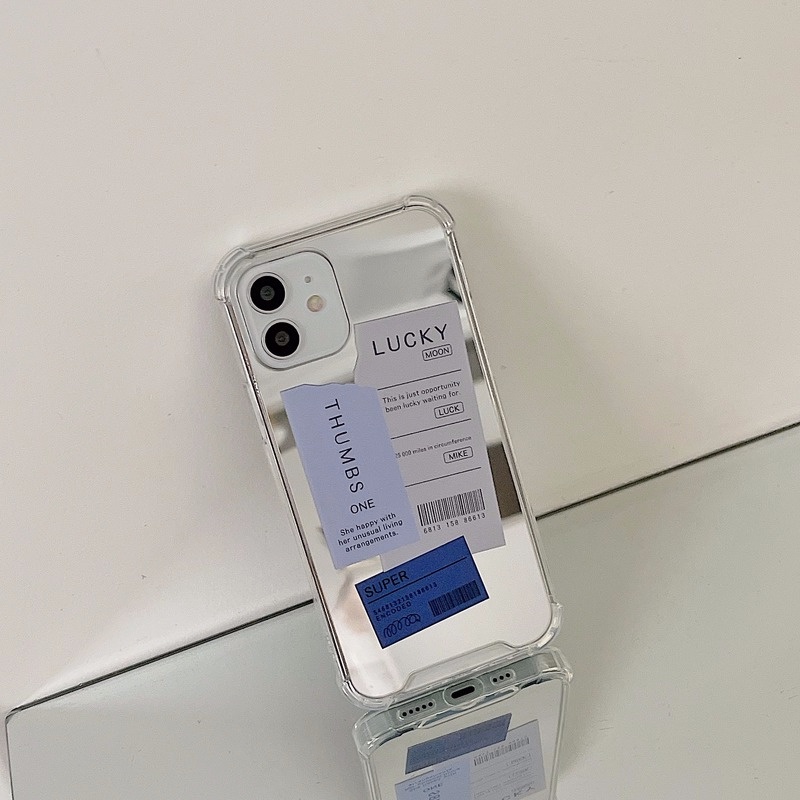 Ốp điện thoại tráng gương thời trang cho iPhone13 ProMax 11 12 Mini XS I8 I7 Plus