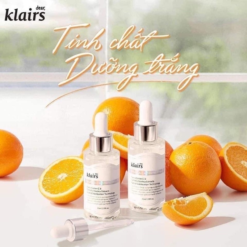 { HÀNG CÔNG TY}  Serum Vitamin C Klairs Freshly Juiced Dưỡng Sáng Trẻ Hóa Da 35ML