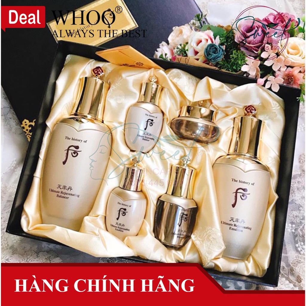 Bộ Tái Sinh Da Whoo Ultimate Rejuvenating Special Set 6pcs