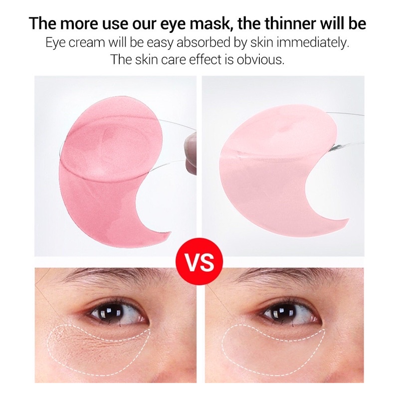 🎀SĂN SALE🎀Mặt Nạ Mắt Hoa Hồng Collagen LANBENA Dưỡng Sáng, Phục Hồi Da Vùng Mắt - Logid.s