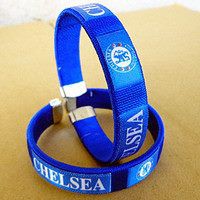 Vòng tay logo vải CLB bóng đá Manchester.united Arsenal Liverpool real Madrid, barcelon Chelsea