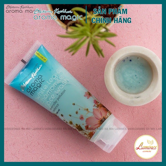 Sữa Rửa Mặt Trà Trắng Và Cúc La Mã | Aroma Magic White Tea & Chamomile Face Wash 100ml