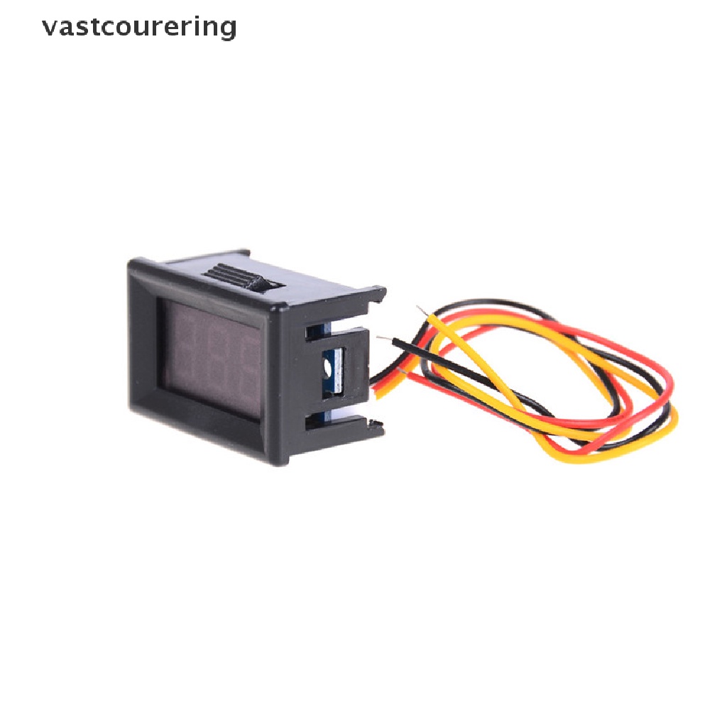 Vôn Kế Điện Tử Mini 3 Dây 0-100V Có Đèn LED