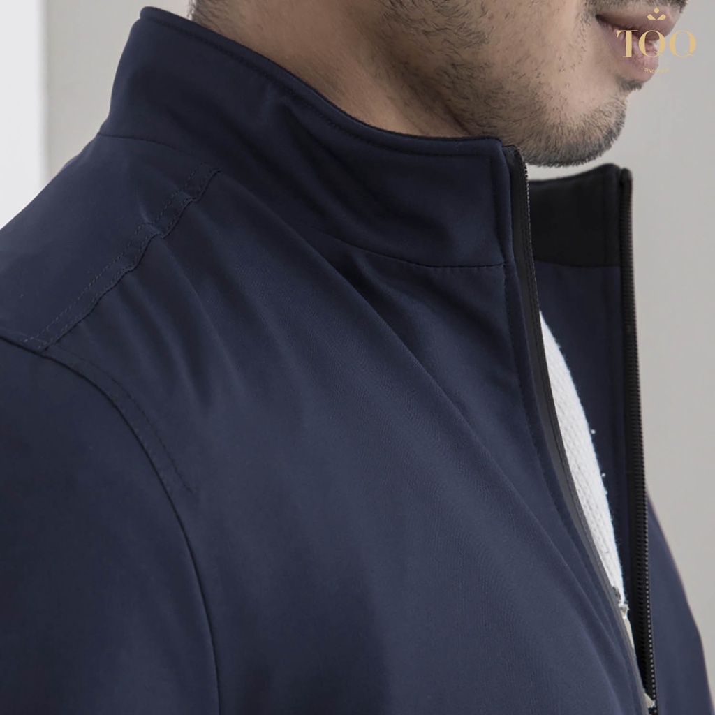 Áo khoác gió nam cao cấp TQQ không mũ KH1812 dáng ôm trẻ trung