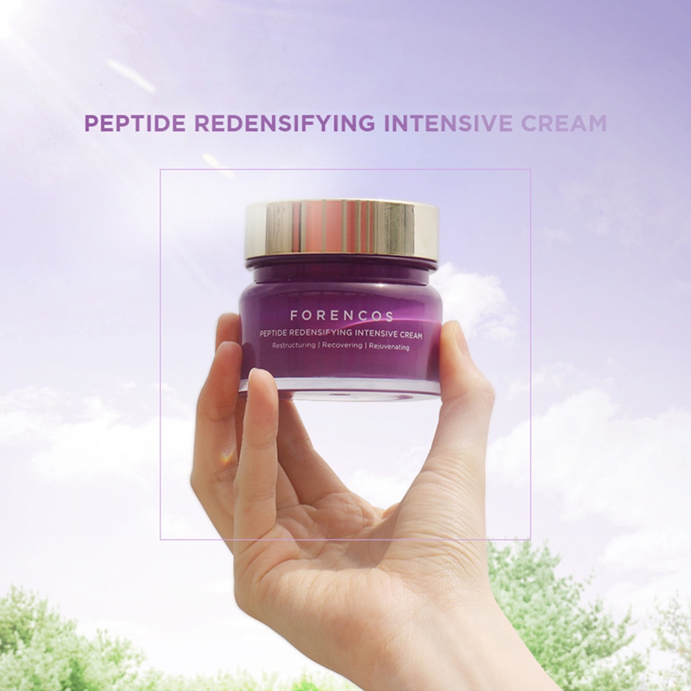 Kem dưỡng trắng da FORENCOS PEPTIDE REDENSIFYING INTENSIVE Cream (Ban đêm)