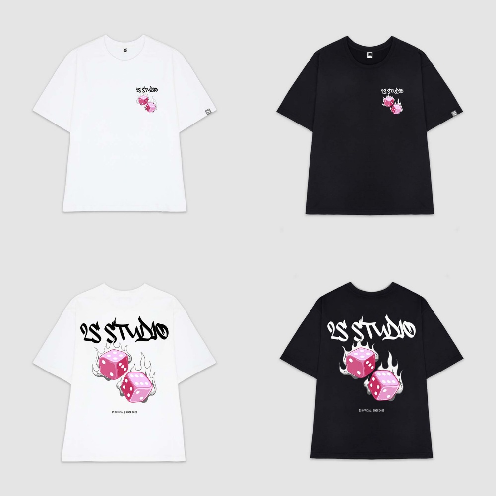Áo Phông Form Rộng Tay Lỡ Unisex 2s Clothing Áo Thun Nam Phom Rộng Cá Tính Cotton Oversize In Hình SG51