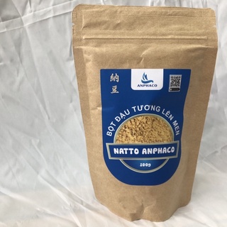 Gói Bột đậu tương lên men Natto Anphaco 100gr, <healthy, eatclean, chay, thực dưỡng >