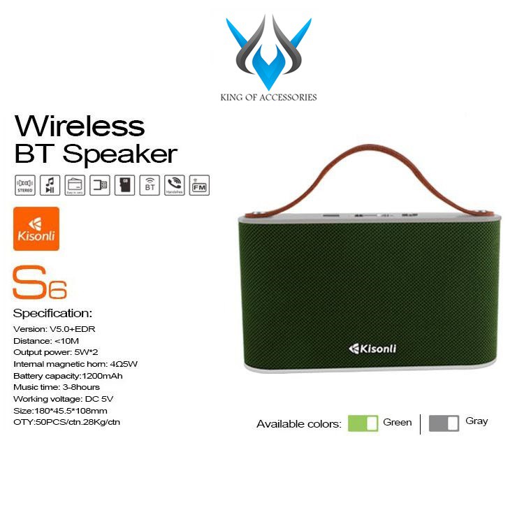 Loa bluetooth Kisonli S6