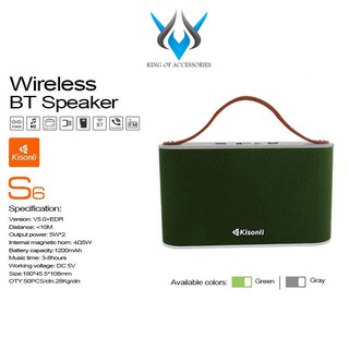 Loa bluetooth Kisonli S6