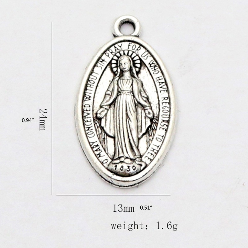 Dây Chuyền Hai Mặt Kiểu Ý Cổ Điển Saint Benedict