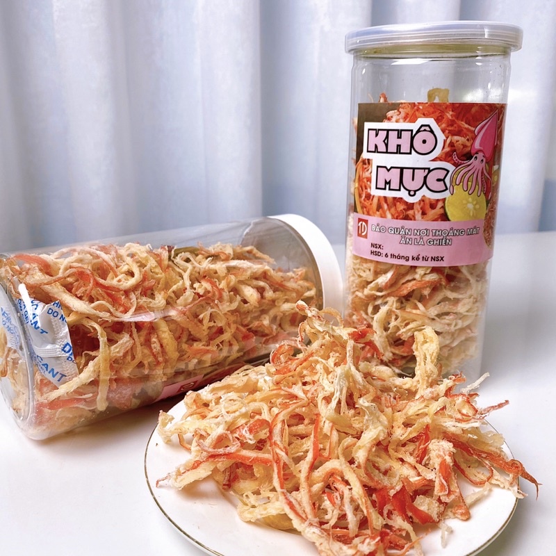 Mực Sợi Hấp Nước Dừa 250g
