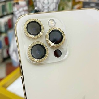 Bộ dán kim cương trang trí , bảo vệ  mắt camera IPhone 13 Pro Max , IPhone 12 Pro Max chính hãng Kuzoom cực nổi bật