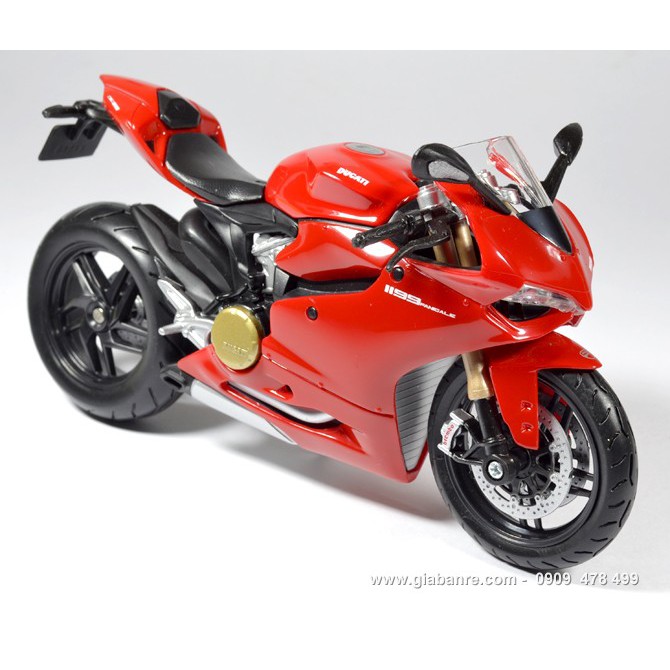 Xe Mô Hình Moto Ducati 1199 Panigale Huyền Thoại Tỉ Lệ 1:12 - Maisto -8618