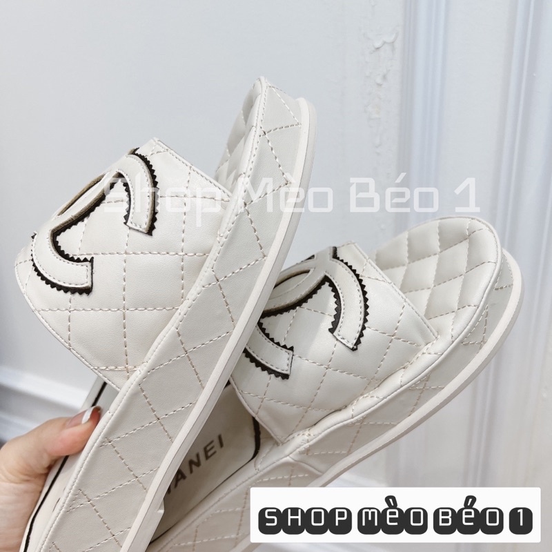 Dép cn quai logo ngang fullbox fullbox hàng quảng châu cao cấp