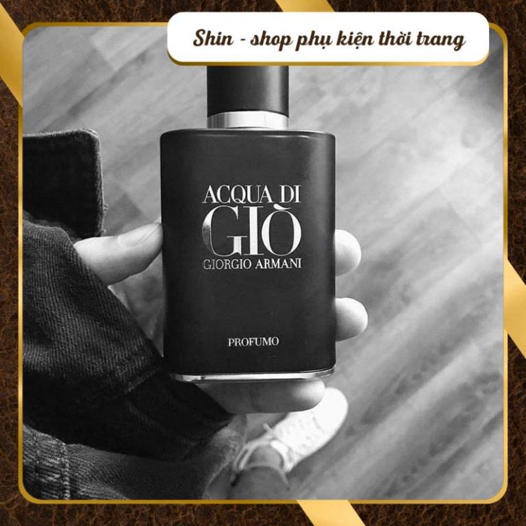 Nước hoa nam dầu thơm nam tính Giò Đen Aqua Di Gio Profumo 100ml lưu hương lâu mạnh mẽ cuốn hút - Shin Shop | BigBuy360 - bigbuy360.vn