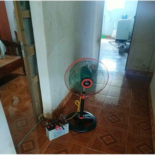 Quạt Kẹp Bình Ắc Quy 12V Điện Cơ 9109-Quạt Cây Đứng-Rút Lửng DC-Chính Hãng,Gía rẻ -Bảo Hành 12 tháng
