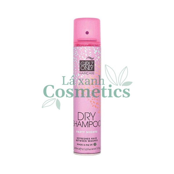 Dầu gội khô dry shampoo Girlz Only 200ml