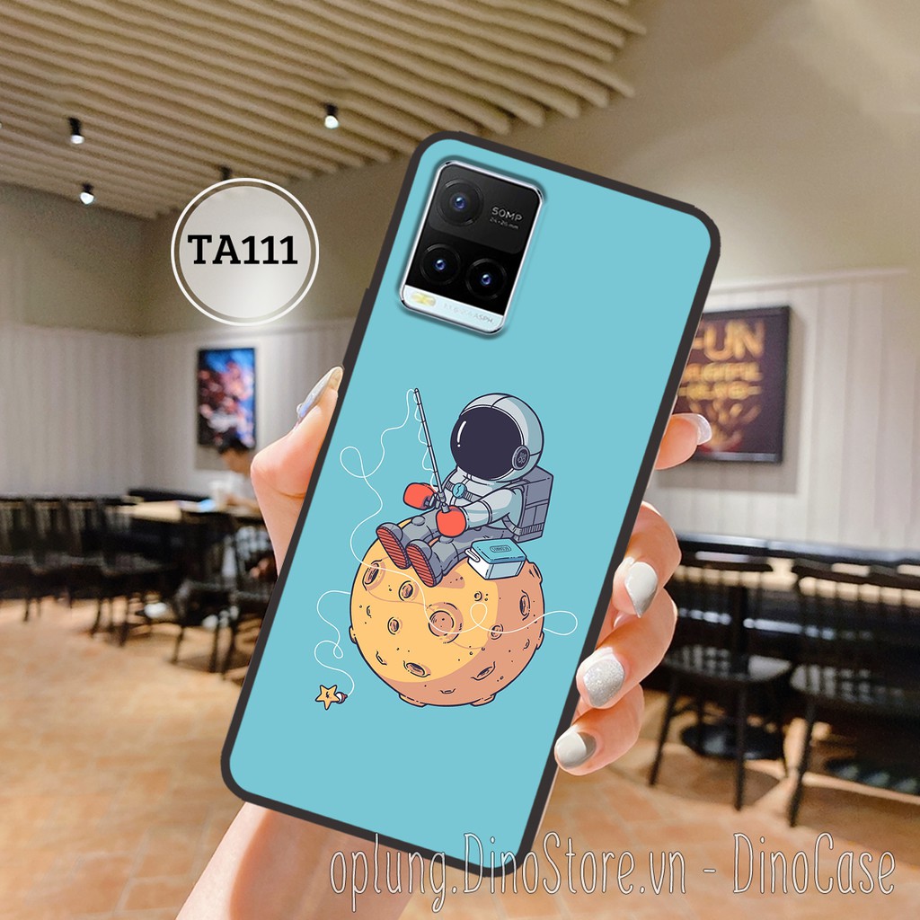 Ốp lưng điện thoại Vivo Y21 - Y21s -Y20 - Y51 2020 - Ốp lưng Vivo basic in hình phi hành gia vũ trụ đáng yêu.