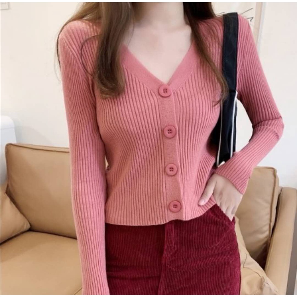 SUXI Áo Khoác Cardigan Dệt Kim Tay Dài Thiết Kế Mới Thời Trang Mùa Thu Dành Cho Nữ
