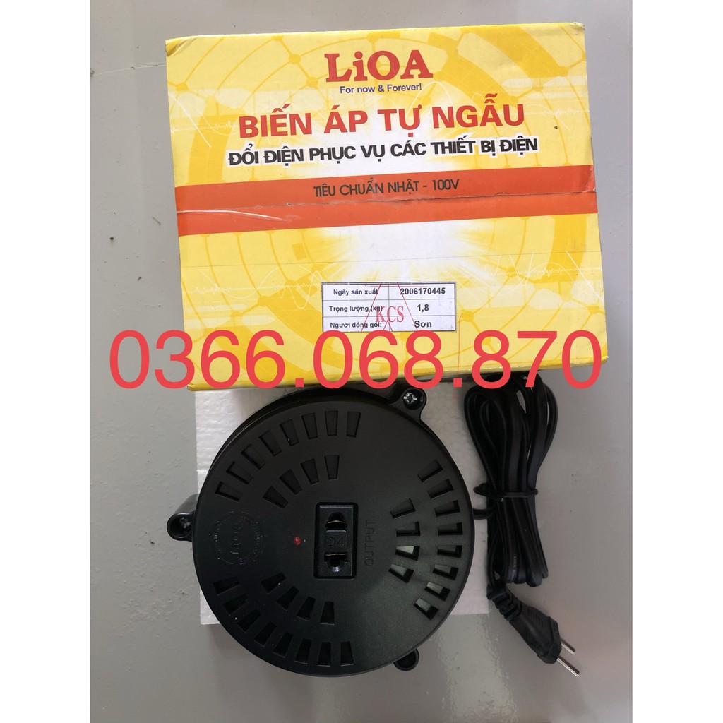 Đổi nguồn LiOA 200VA đổi từ 200V sang 100V