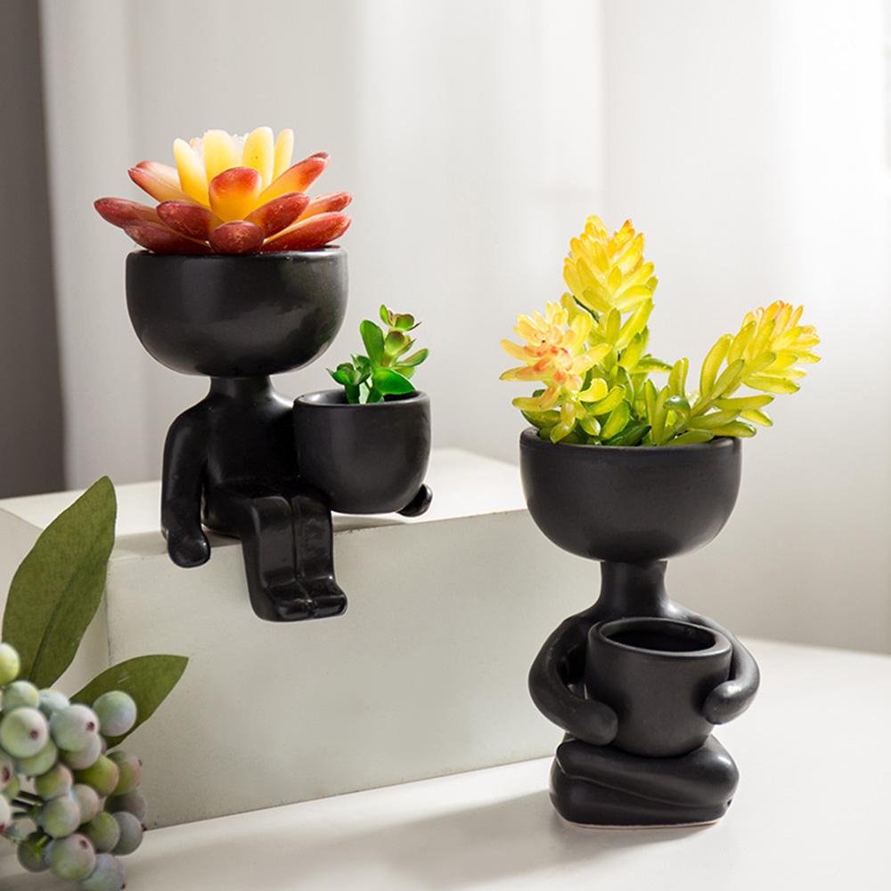 Chậu Hoa Sứ Mini Xinh Xắn Sáng Tạo