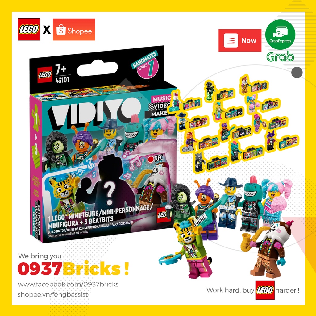 [CÓ SẴN]  LEGO VIDIYO Bandmates 43101 - Ban nhạc Vidiyo series 1