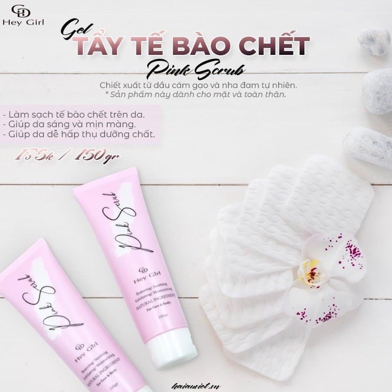 TẨY TẾ BÀO CHẾT NHA ĐAM ( hải âu việt chính hãng)