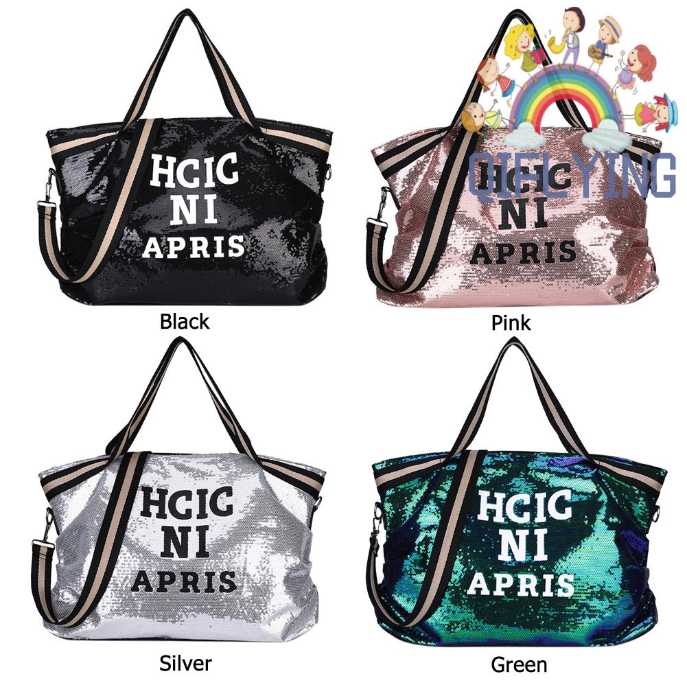 Túi Xách Đeo Chéo Vai Đính Sequin Chữ Thời Trang Dành Cho Nữ