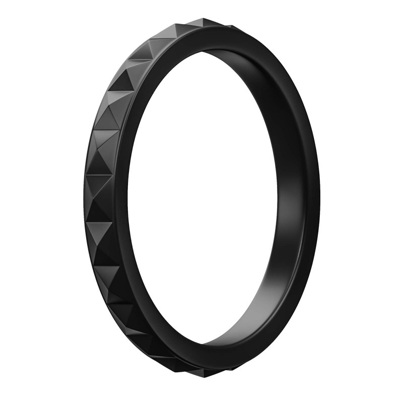 1 Chiếc Nhẫn Silicone Rộng 3Mm Không Gây Dị Ứng