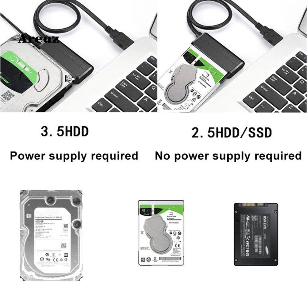 Cáp Chuyển Đổi Max-Usb 3.0 Sang 2.5/3.5inch Sata Ssd Cho Pc | BigBuy360 - bigbuy360.vn