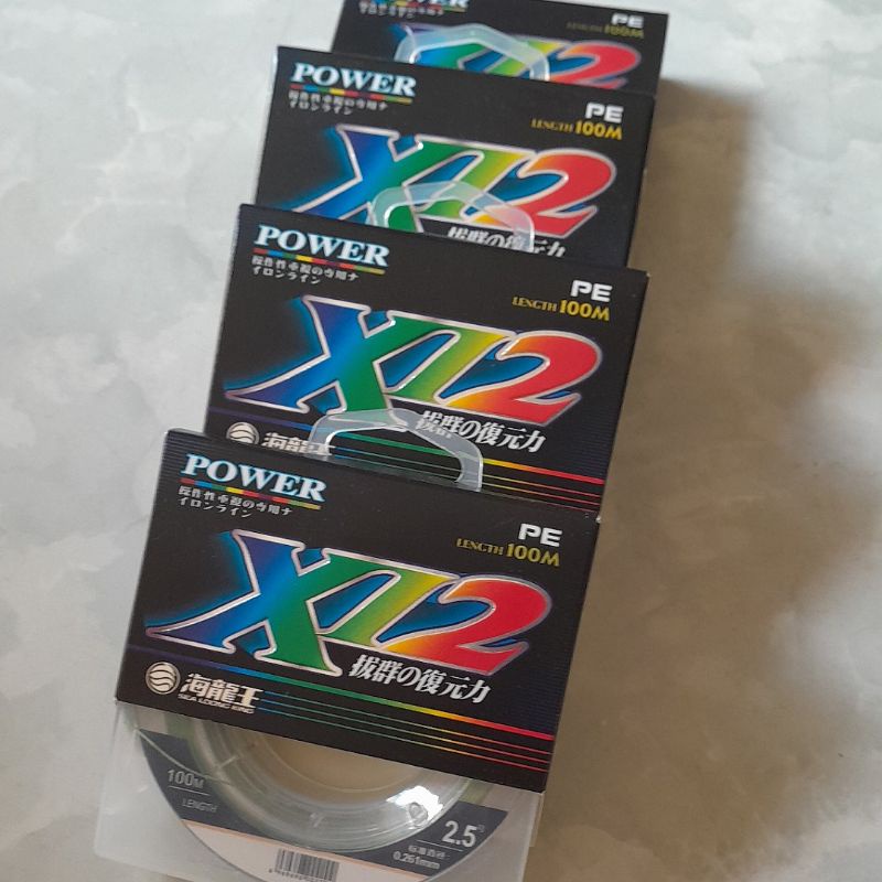 [MADE IN JAPAN ] Dây Dù Câu Cá X12 Siêu Bền Dù PE X12 7 Màu Mềm Mịn Cao Cấp